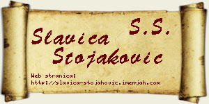 Slavica Stojaković vizit kartica